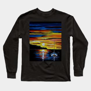 ESCAPE To The Seascape Painting Long Sleeve T-Shirt